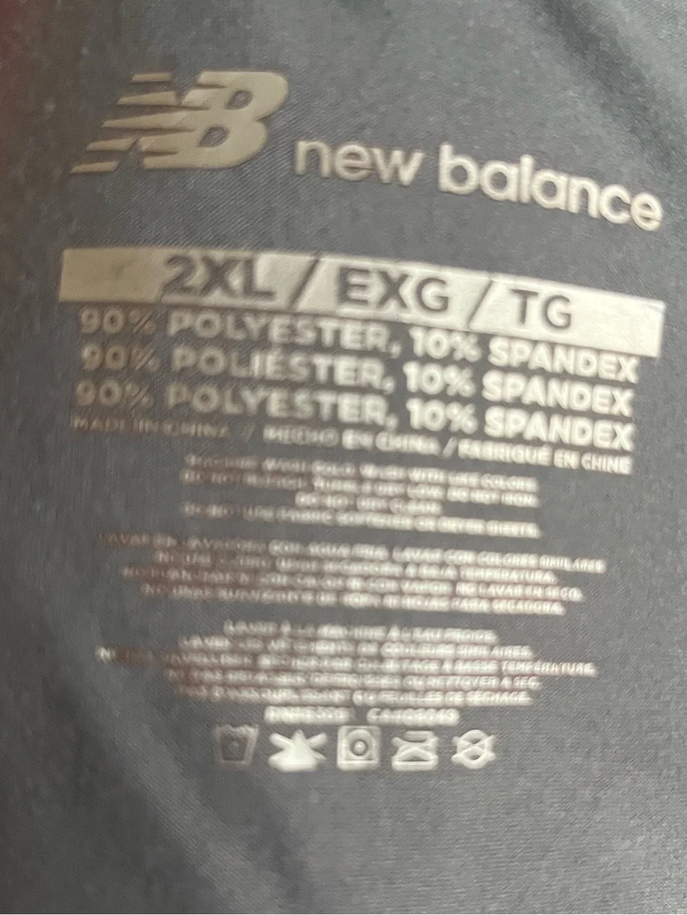 New Balance Men's Heather Grey Performance Boxer Briefs 2XL